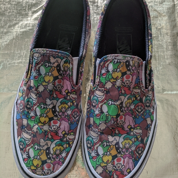 Vans Shoes - Super Mario Bros Slip-On Vans